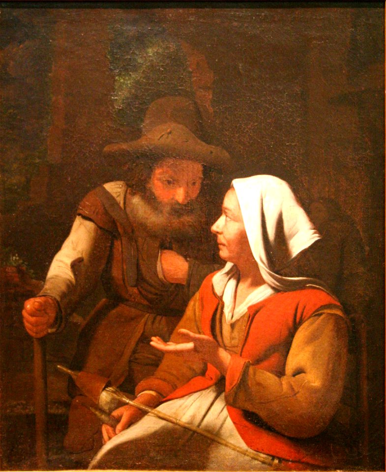 Sweerts-Vieillard-et-fileuse