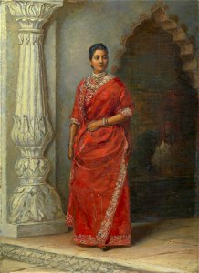 Sydney Prior Hall (1842-1922) - The Maharani of Cooch Behar - RCIN 403601 - Royal Collection