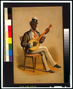 Swell negro banjo player LCCN2014635589