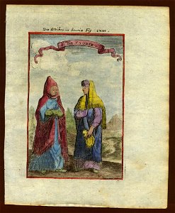 Syrian women, Description de L'Universe (Alain Manesson Mallet, 1719)