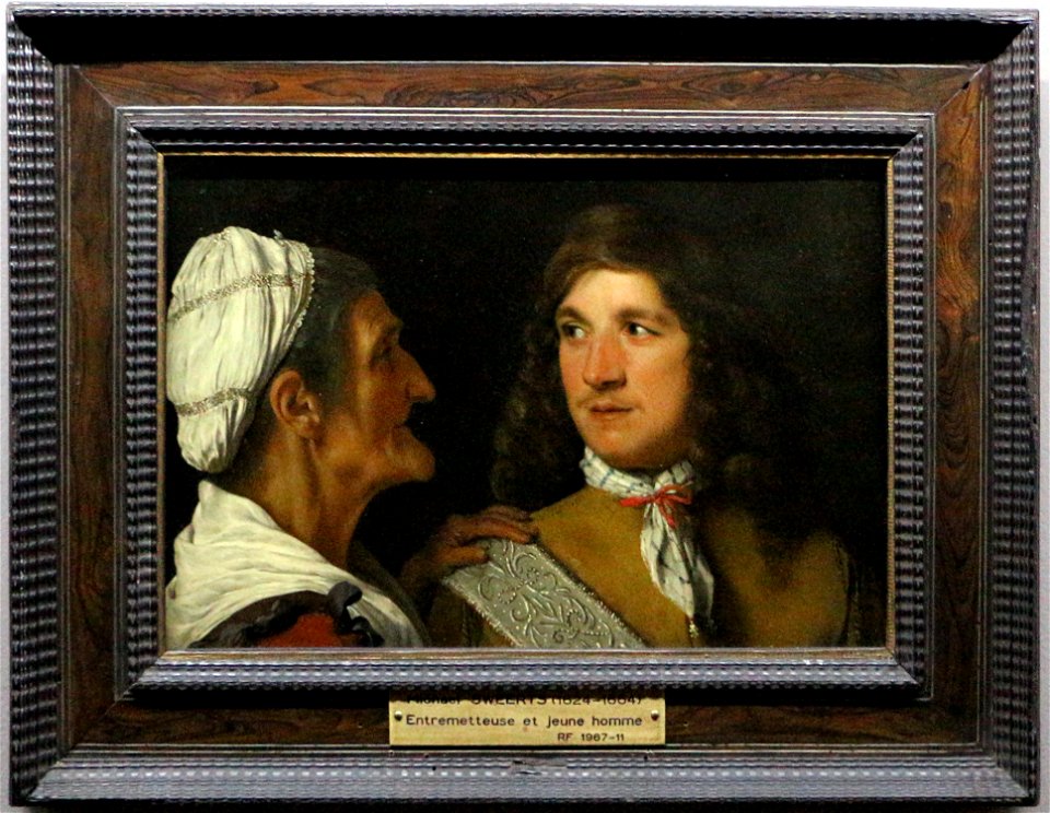 Michael sweerts, giovane e procuratrice, 1658-59 ca