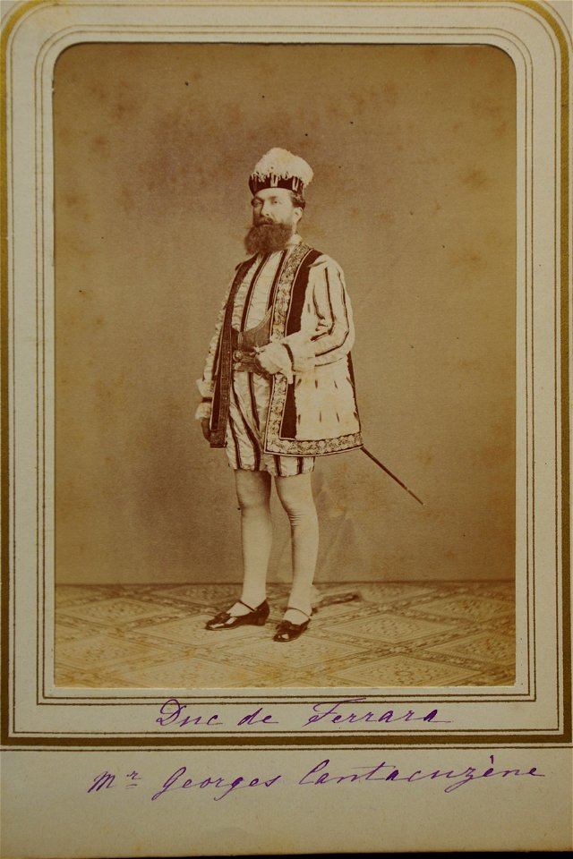 Szathmári Romanian court members in historical costume 08