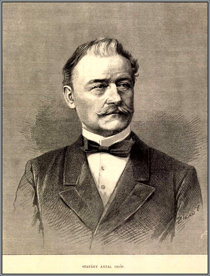 Szapáry Antal. Mo. és a Nagyvilág, 1883