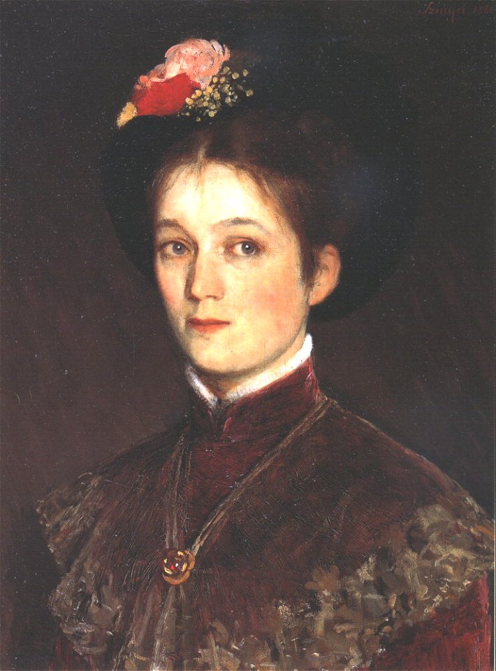 Szinyei Merse, Pál - Portrait of the Artist´s Wife (1880)