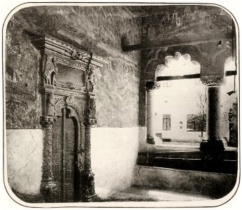 Szathmari, Carol - Im Innenraum der Vorhalle der Kirche Coltea in Bukarest (Zeno Fotografie)