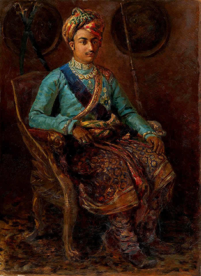 Sydney Prior Hall (1842-1922) - The Maharao of Cutch (1866-1942) - RCIN 403804 - Royal Collection