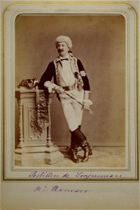 Szathmári Romanian court members in historical costume 40