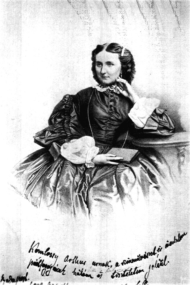 Marastoni Portrait of Lilla Szilágyi 1863