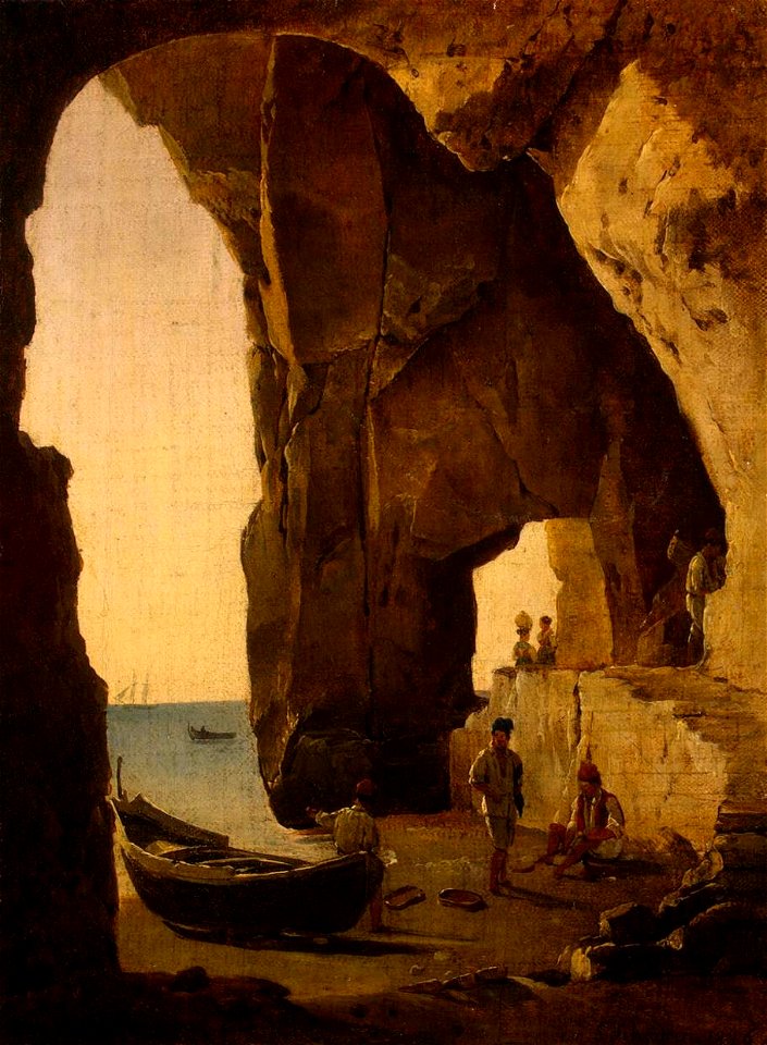 Sylvester Shchedrin - Cave in Sorrento - WGA21180