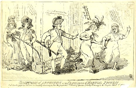 Symptoms of affection or a specimen of martial prowess (BM 1851,0901.505)
