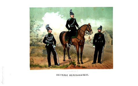 Sächsische uniformen gendarmerie reitende 1859