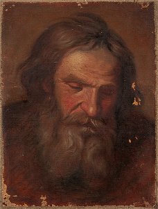 Szymon Czechowicz - Study of an old man's head - MP 3113 MNW - National Museum in Warsaw