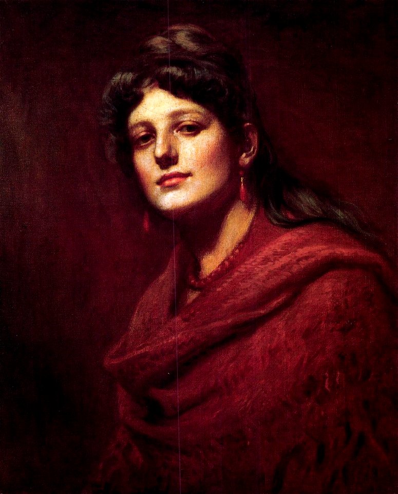Székely Female Head Study 1880s