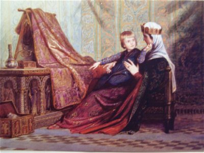Szekely-bertalan-gizella-kiralyne-imre-herceggel-1873