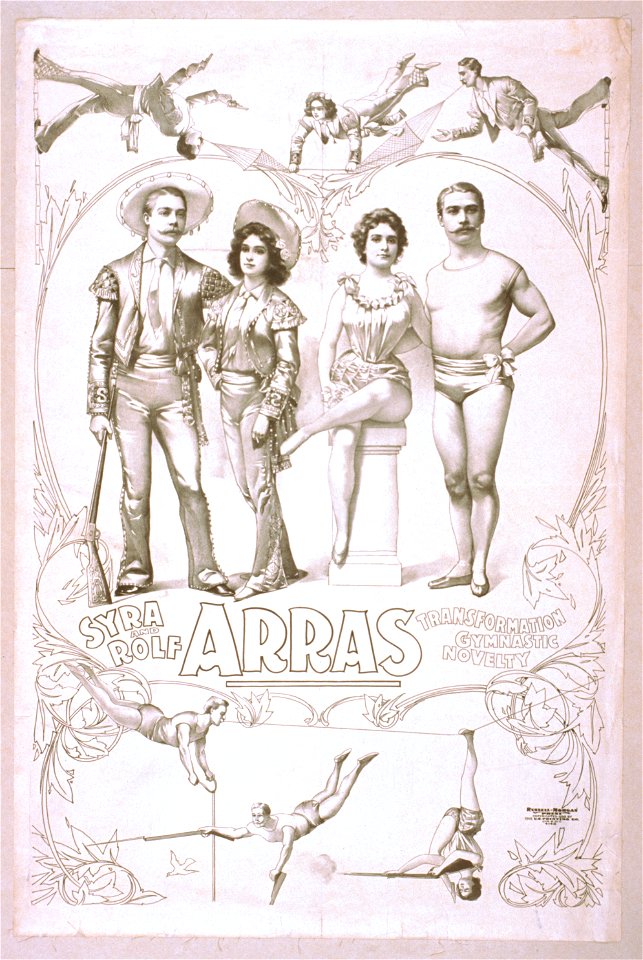 Syra and Rolf Arras transformation gymnastic novelty. LCCN2014635877