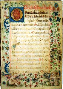 São Bernardo, página de incunábulo 02