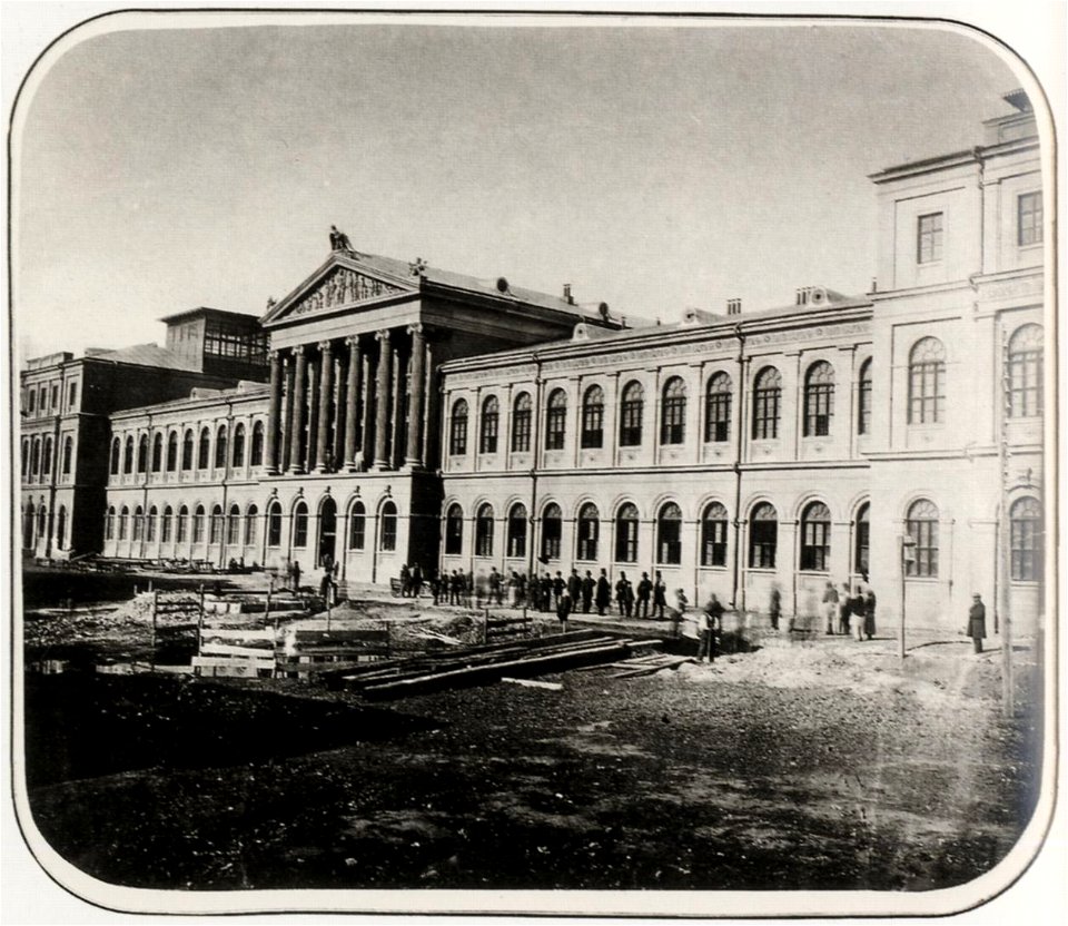 Szathmari, Carol - Der Neubau der Universität in Bukarest (Zeno Fotografie)