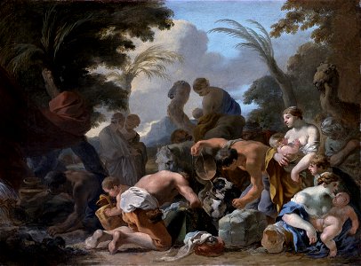 Sébastien Bourdon - Laban Searching the Belongings of Jacob - 80.16 - Museum of Fine Arts