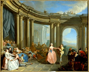 Sébastien (dit le jeune) Leclerc - Le menuet - PPP2540 - Musée des Beaux-Arts de la ville de Paris