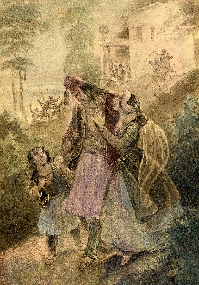 Szene aus dem griechischen Freiheitskampf 1847