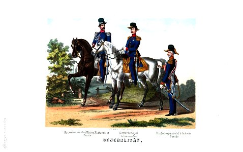 Sächsische uniformen generalität 1859