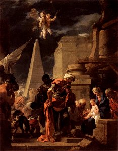Sébastien Bourdon - Adoration of the Magi - WGA02941