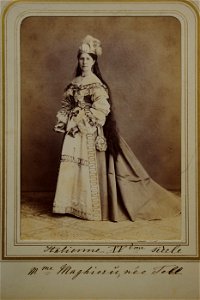 Szathmári Romanian court members in historical costume 22