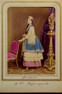 Szathmári Romanian court members in historical costume 11