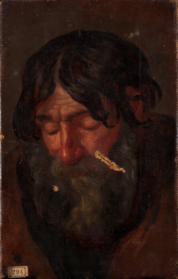 Szymon Czechowicz - Head of a man - MP 3112 MNW - National Museum in Warsaw