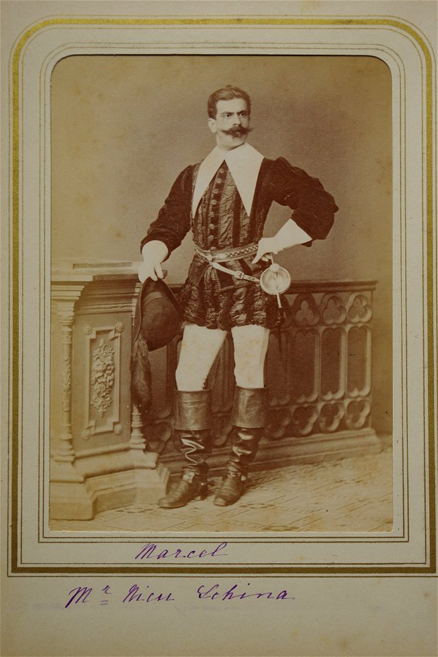 Szathmári Romanian court members in historical costume 42