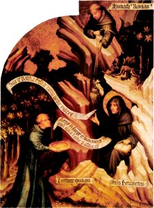 Szent Benedek és a húsvéti étel csodája (Kolozsvári Tamás, 1427)