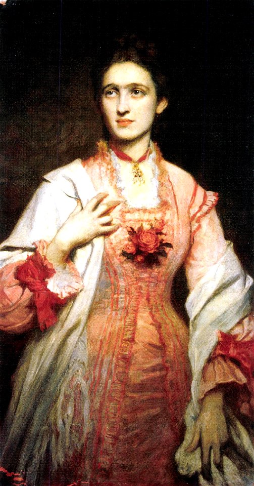 Székely Portrait of Mrs. Albert Schickedanz c. 1880