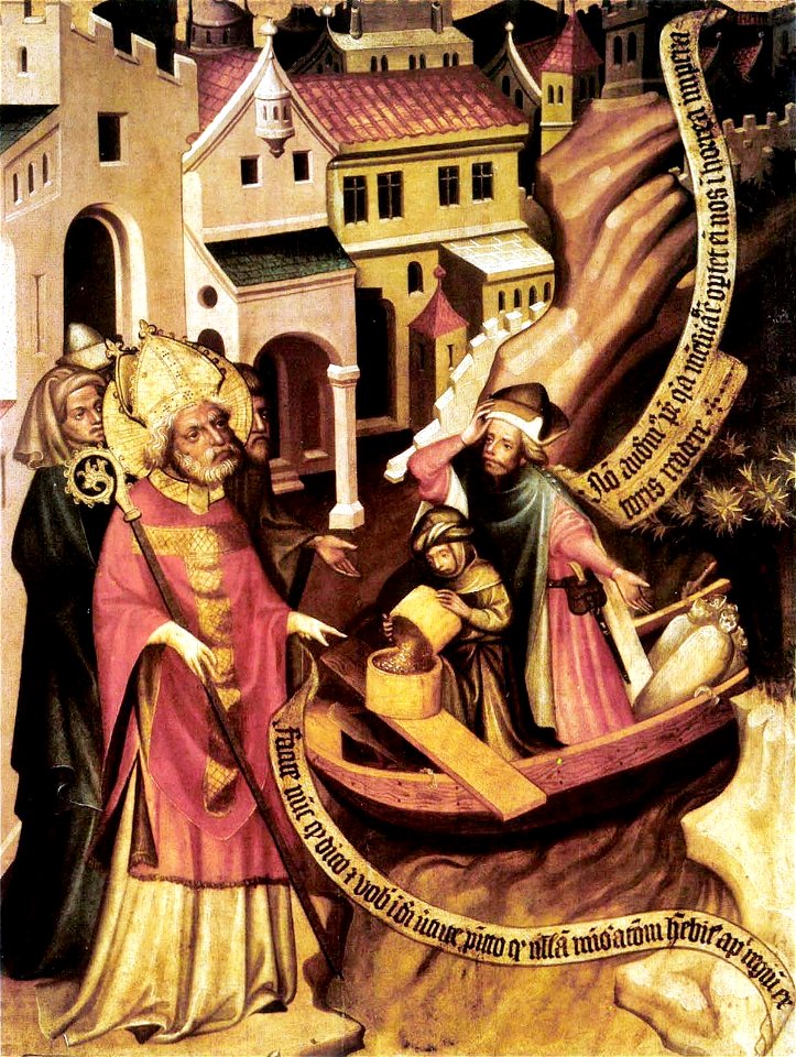 Szent Miklós gabonacsodája (Kolozsvári Tamás, 1427)