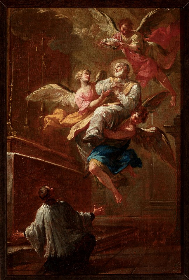 Szymon Czechowicz - Saint elevated to heaven - MP 3102 MNW - National Museum in Warsaw