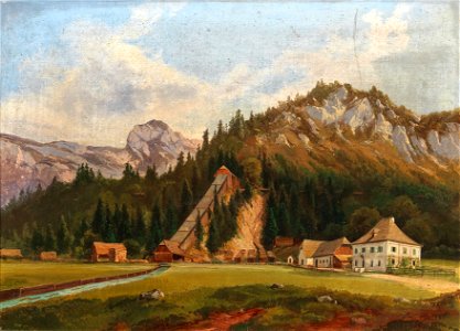 Sägewerk mit Hof