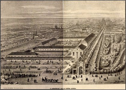 Székesfehérvári országos kiállítás színhelye. Mo. és a Nagyvilág, 1879