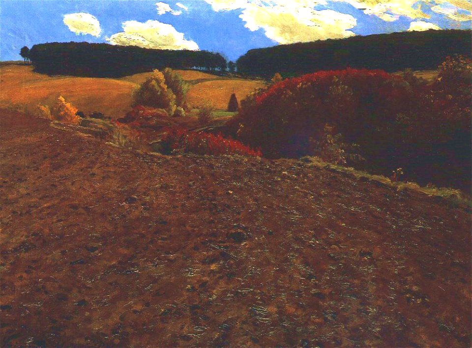 Szinyei Merse, Pál - Autumnal Landscape (1900)