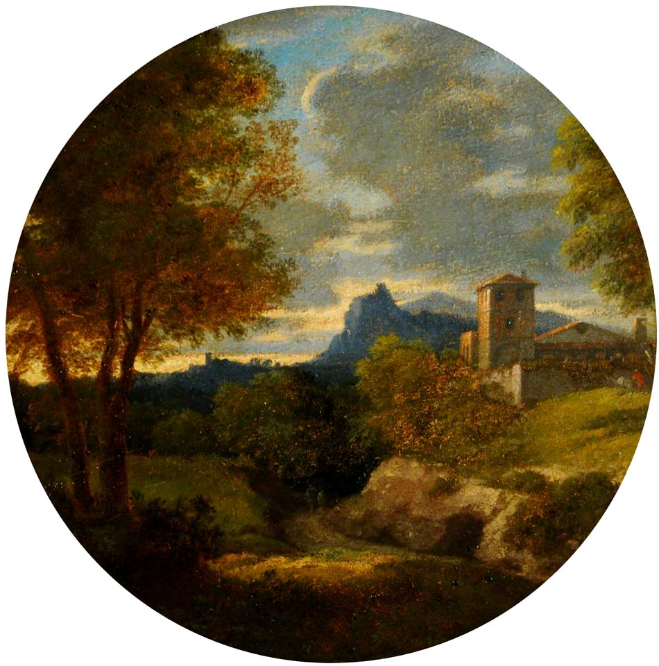 Sébastien Bourdon (1616-1671) (style of) - A Classical Landscape, Evening - 960066.2 - National Trust
