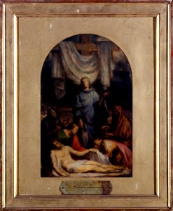 Sébastien Melchior Cornu - Esquisse pour la chapelle de la Compassion de l'église Saint-Roch , Le Christ descendu de la Croix - PPP4546 - Musée des Beaux-Arts de la ville de Paris