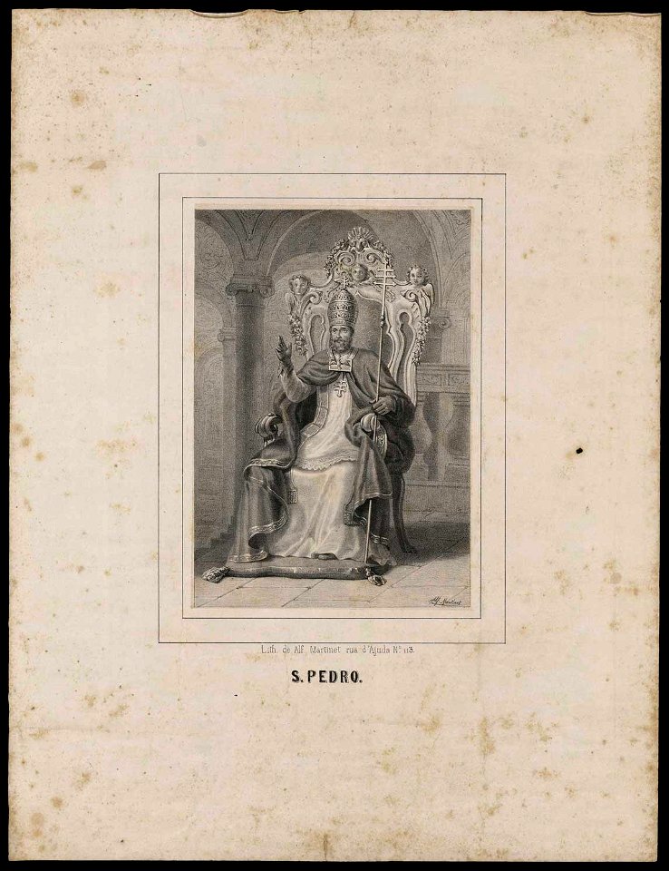 São Pedro por Alfred Martinet