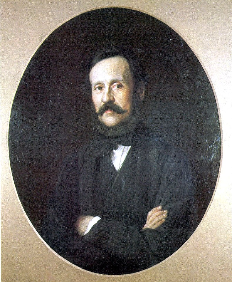 Székely Portrait of József Eötvös 1861