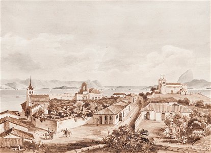 São João de Icaraí, a Praia Grande, da Coleção Brasiliana Iconográfica