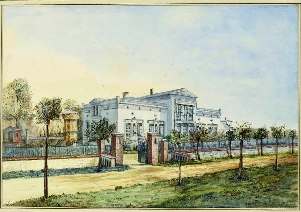 Sándor Szapary de Szapar (attr) Villa in Dresden