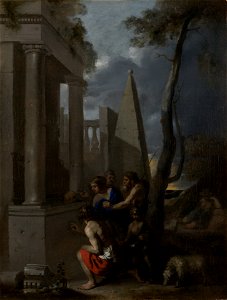 Sébastien Bourdon - Et in Arcadia Ego - 1979.87 - Yale University Art Gallery