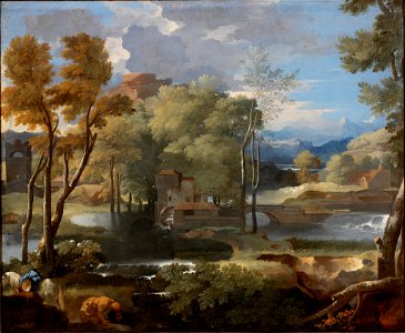 Sébastien Bourdon - Landscape with a Mill - 51.506 - Rhode Island School of Design Museum