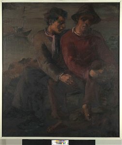 Sõbrad (Kaks istuvat hulkurit), Andrus Johani, TKM TR 6827 M 1179