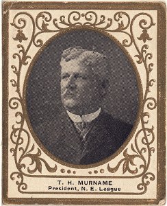 T. H. Murnane, New England League, baseball card portrait LCCN2007683855