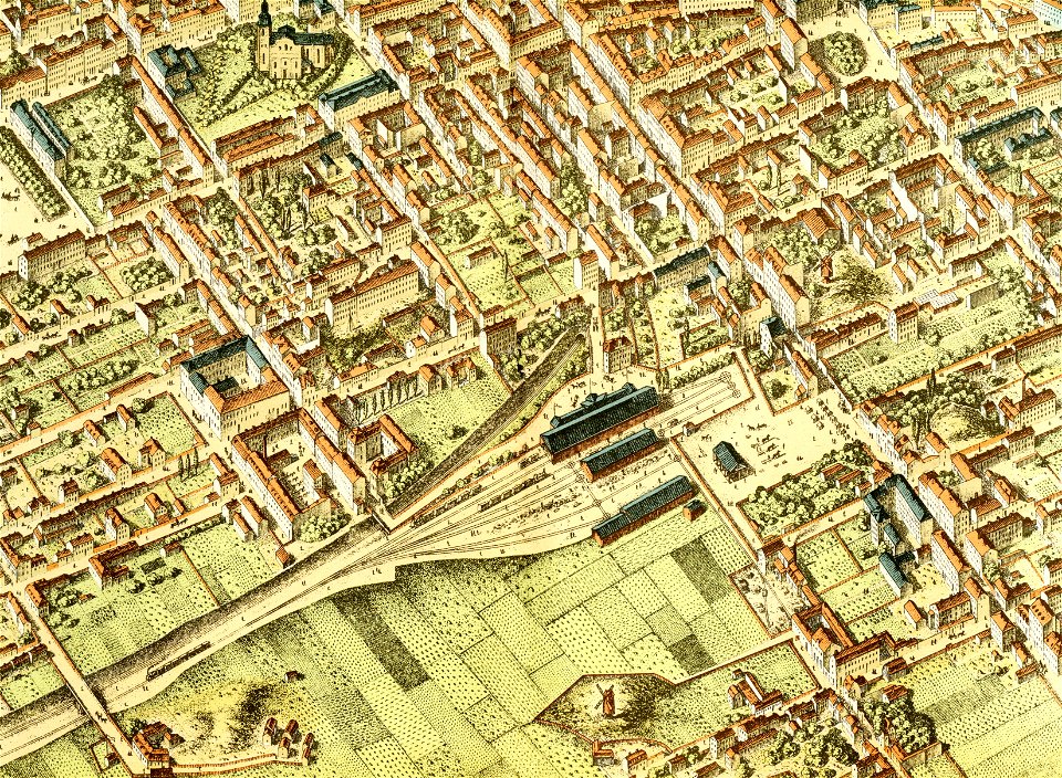 Södra Bantorget, Neuhaus 1870