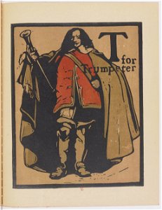 T for Trumpeter - An Alphabet by William Nicholson (1899)