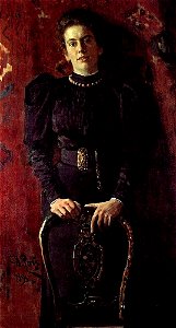 T.L.Tolstaya by Repin